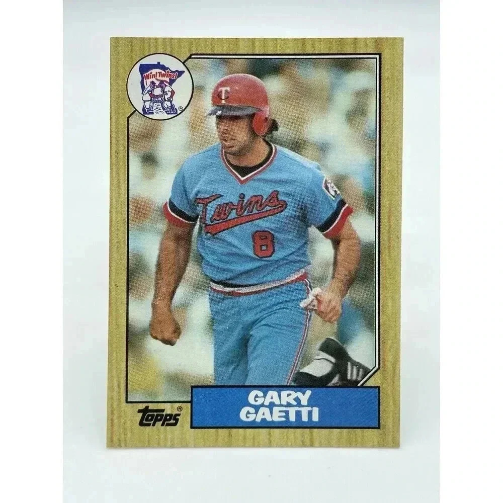 Gary Gaetti #710 Minnesota Twins Vintage 1987 Topps TCG MLB‎ Mint